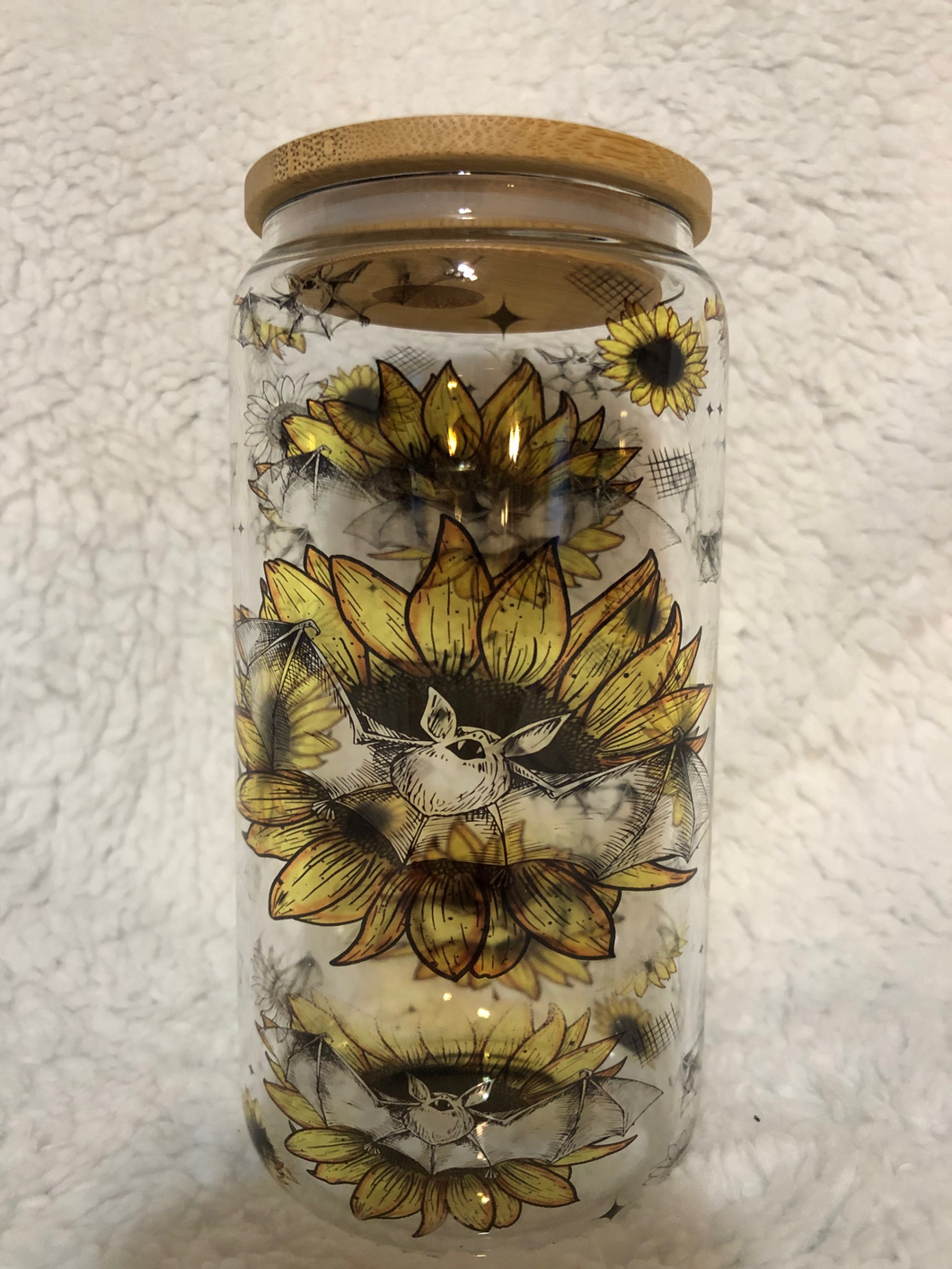 16 oz Glass tumbler