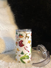 Load image into Gallery viewer, 10 oz Grinch sippy cup/tumbler combo
