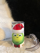 Load image into Gallery viewer, 10 oz Grinch sippy cup/tumbler combo
