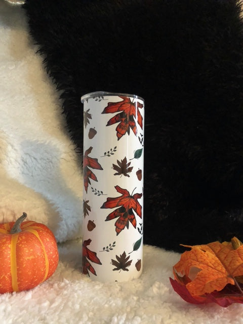 20 oz Skeleton Leaf Tumbler