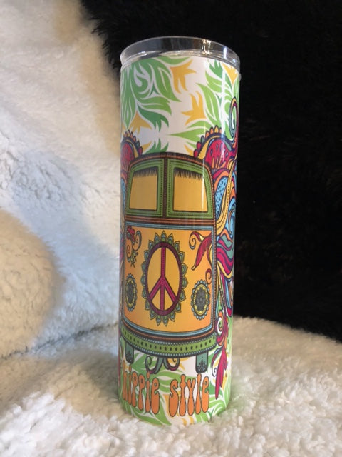 20 oz Hippie Tumbler